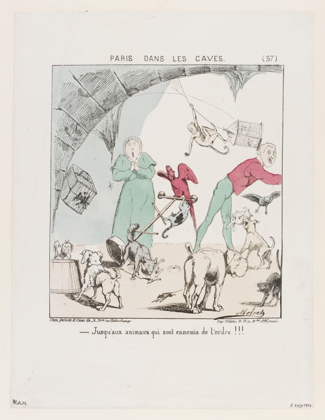 Colomb, B. (Moloch), Paris Dans Les Caves