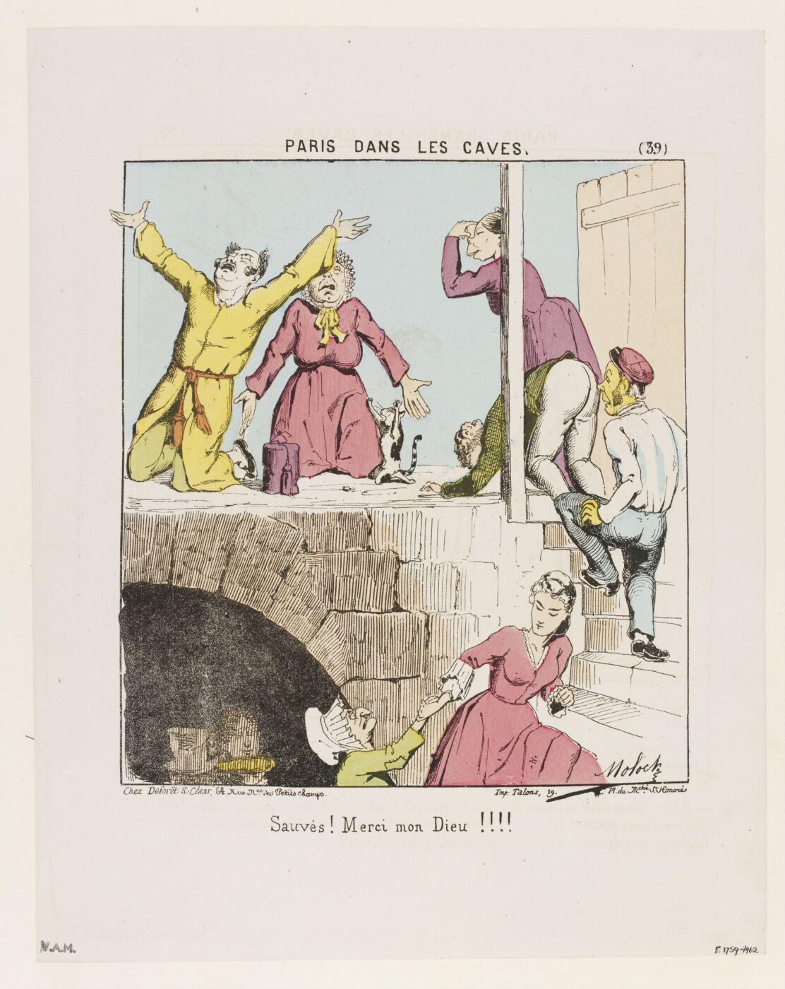 Colomb, B. (Moloch), Paris Dans Les Caves