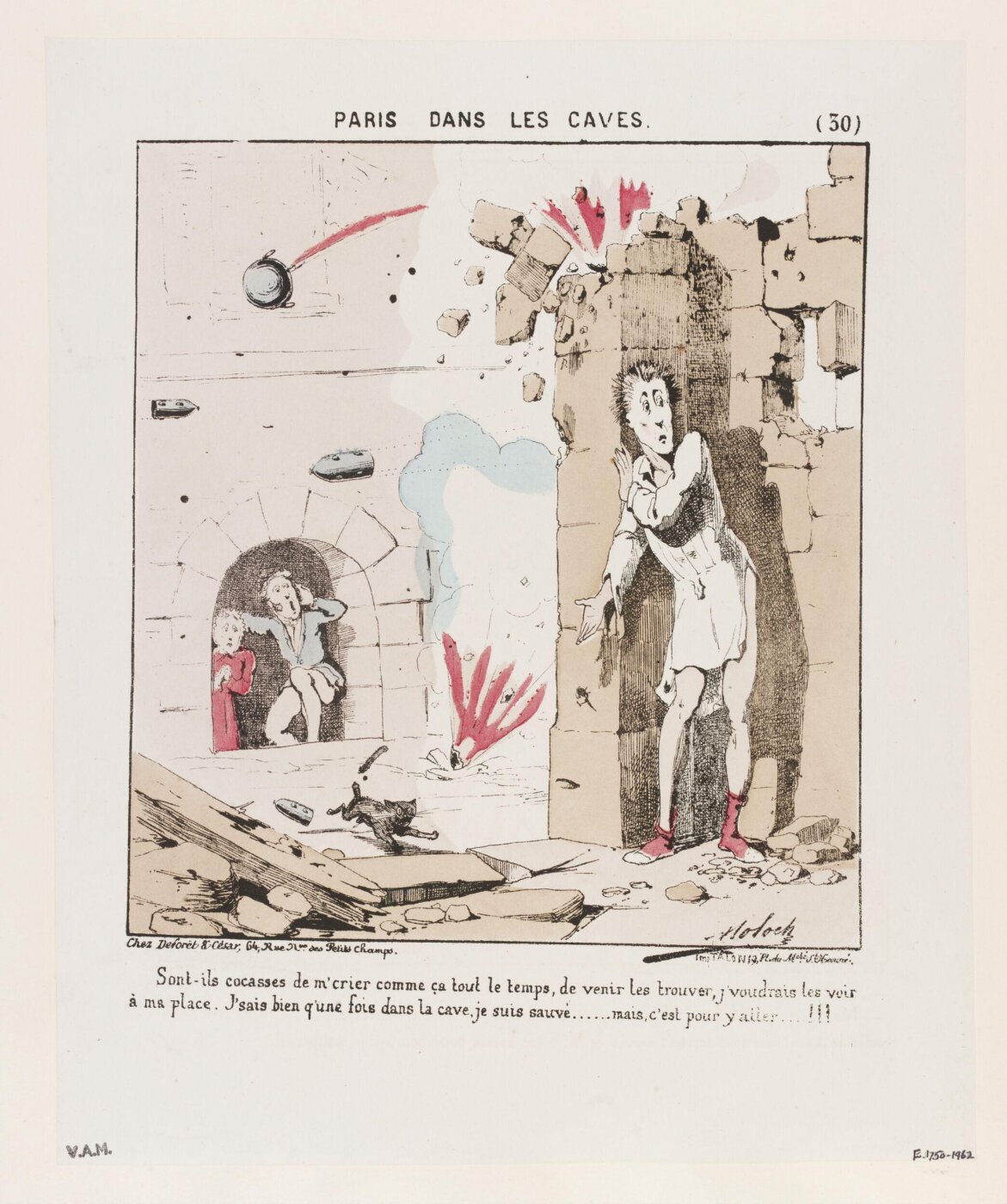 Colomb, B. (Moloch), Paris Dans Les Caves