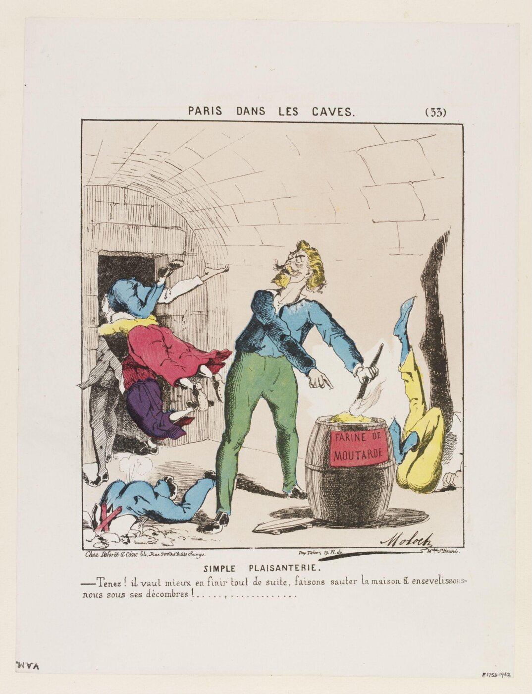 Colomb, B. (Moloch), Paris Dans Les Caves