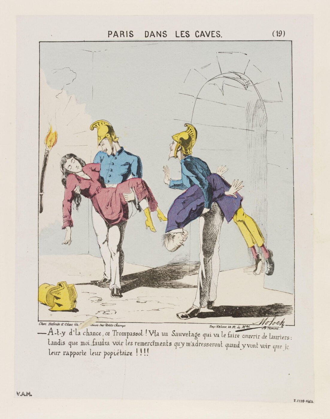 Colomb, B. (Moloch), Paris Dans Les Caves