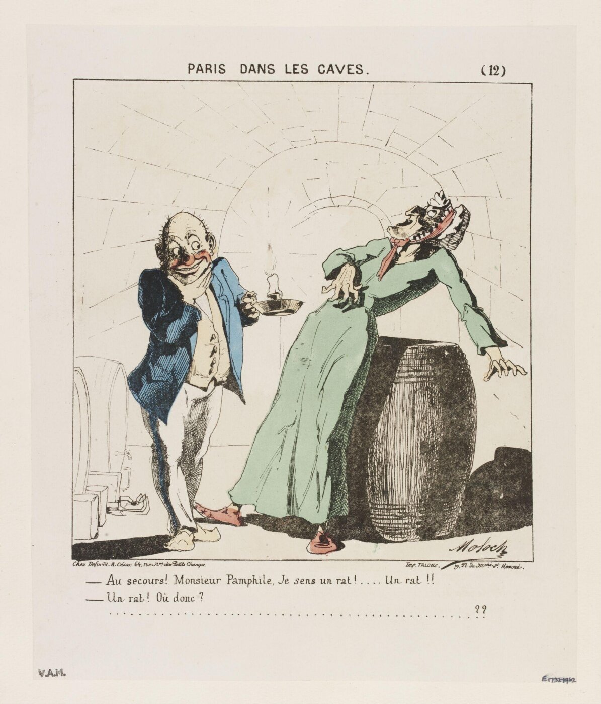 Colomb, B. (Moloch), Paris Dans Les Caves