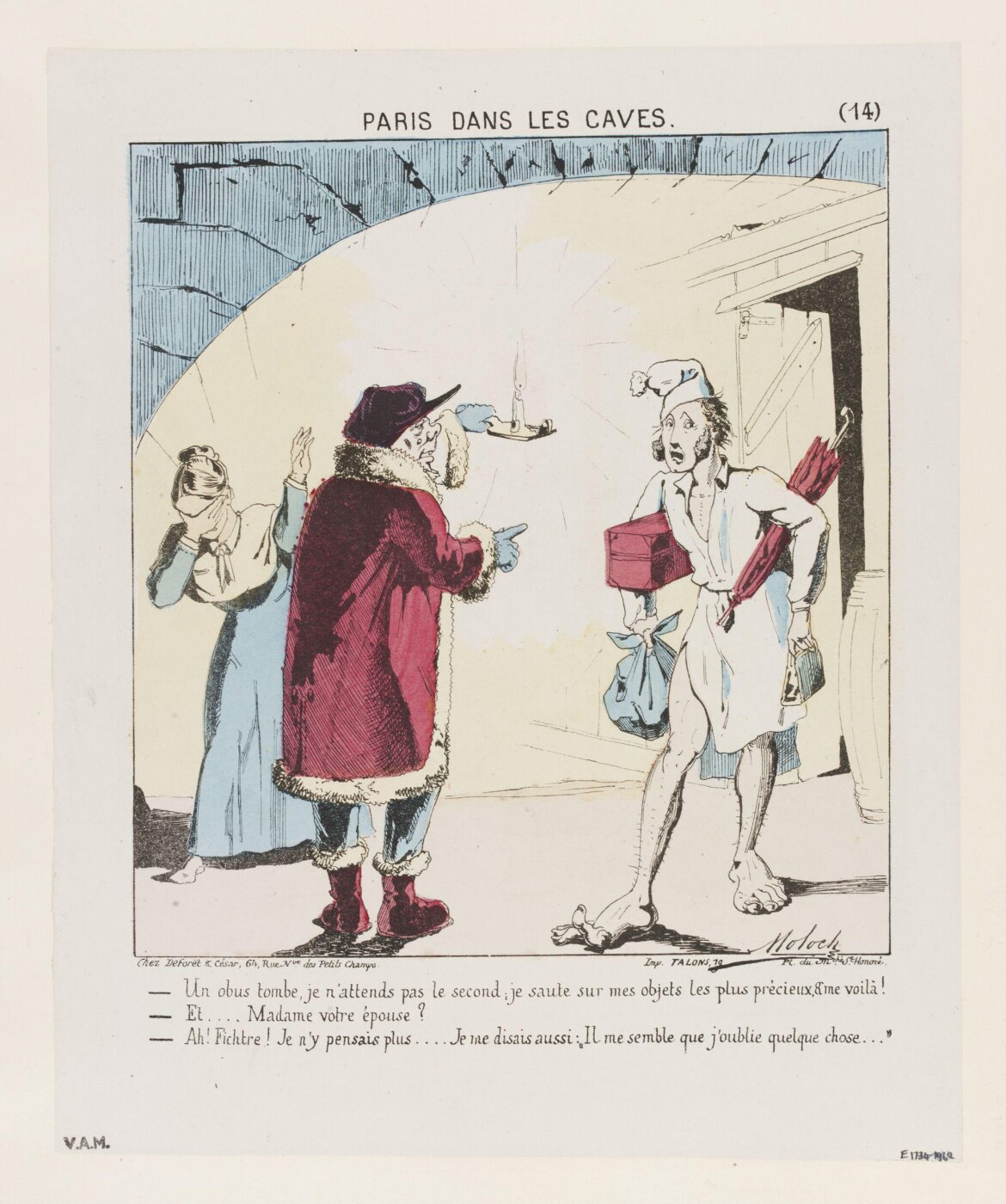 Colomb, B. (Moloch), Paris Dans Les Caves