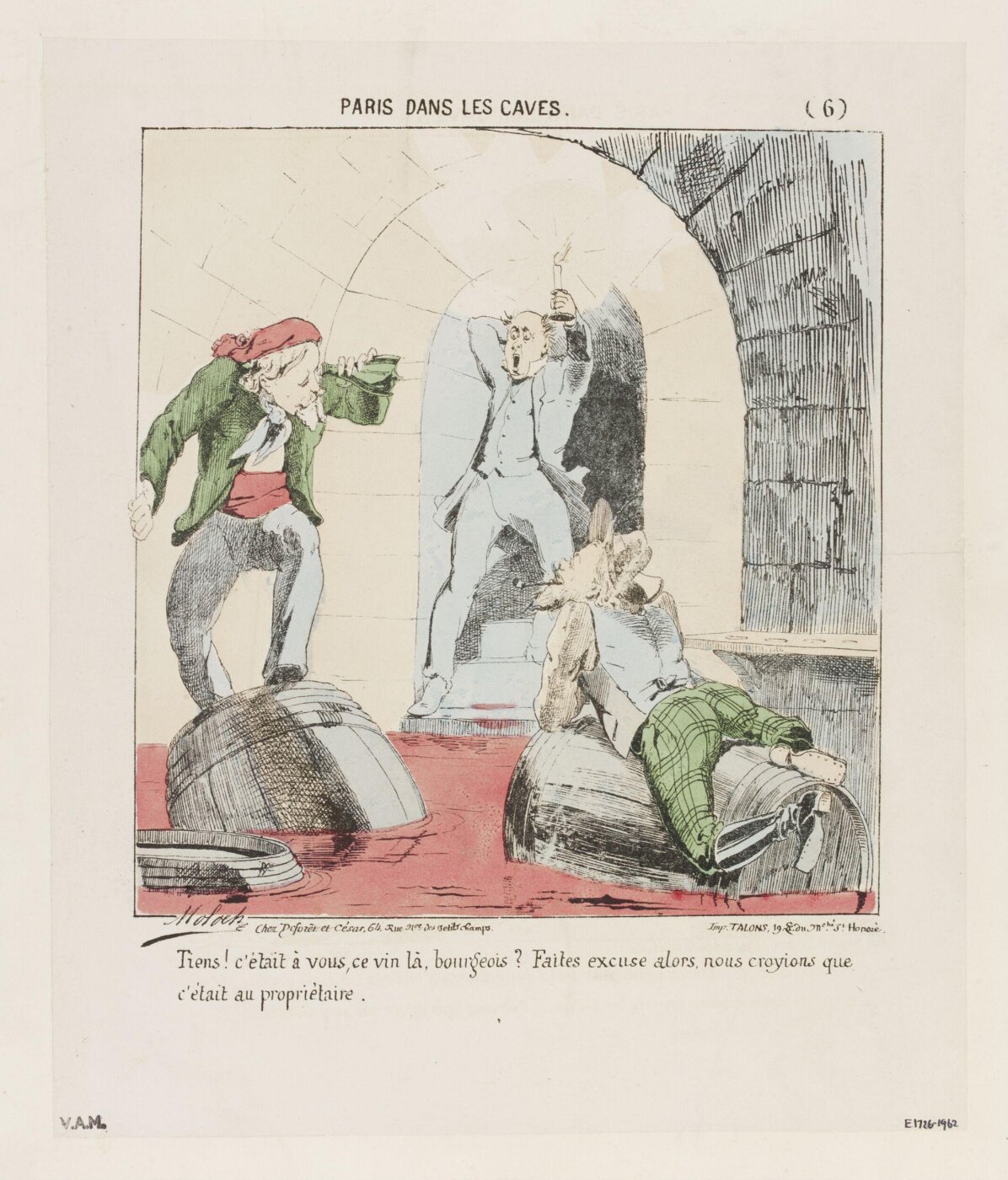 Colomb, B. (Moloch), Paris Dans Les Caves