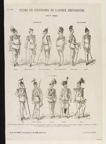 Types Et Uniformes De L'Armée Prussienne