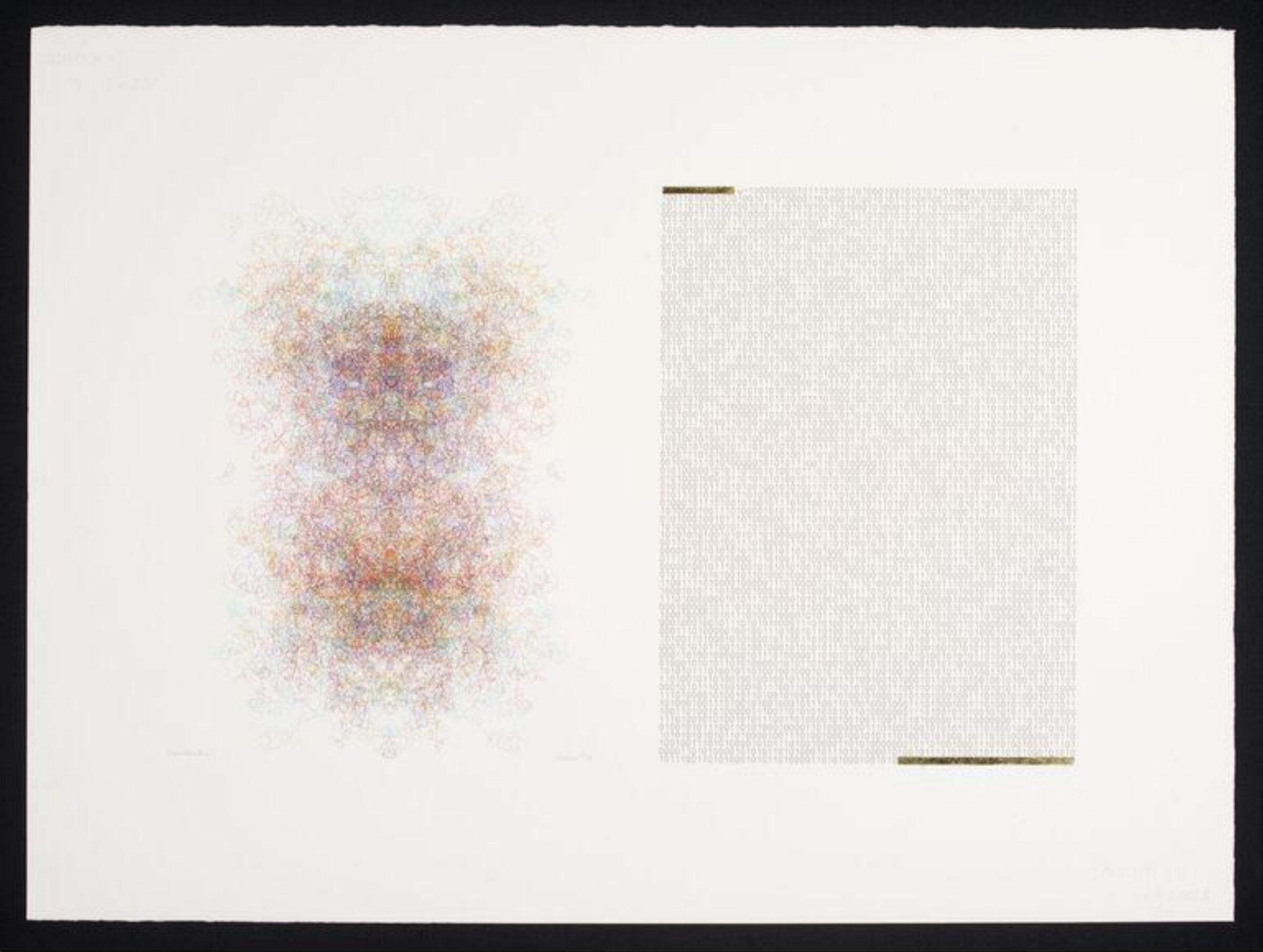Manchester Illuminated Universal Turing Machine, #1, Roman Verostko, 1998