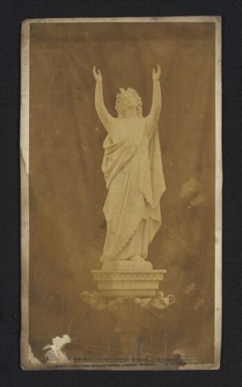 Bronze figure from metallic screen , Lichfield Cathedral