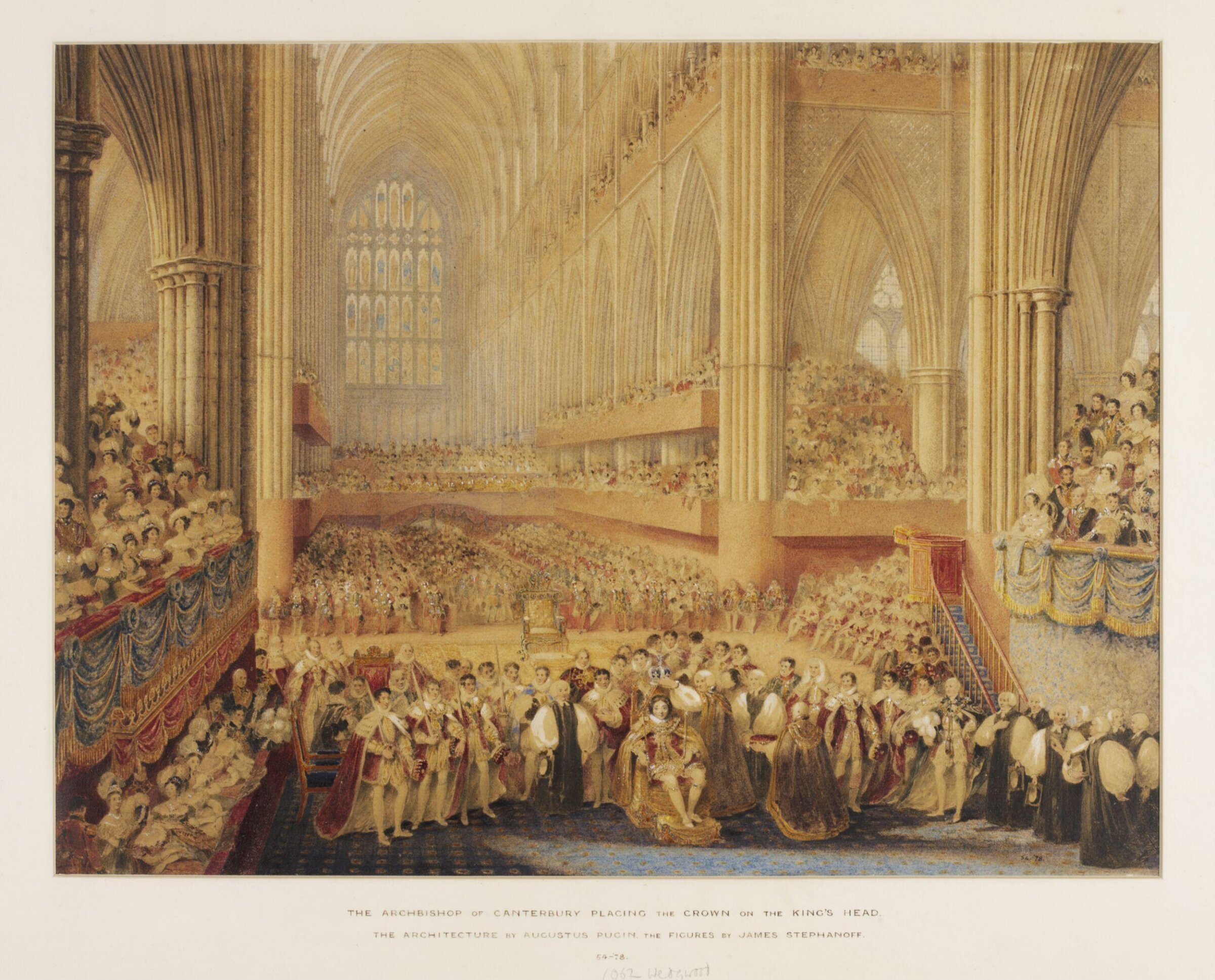 Topographical drawing, pugin, 1821