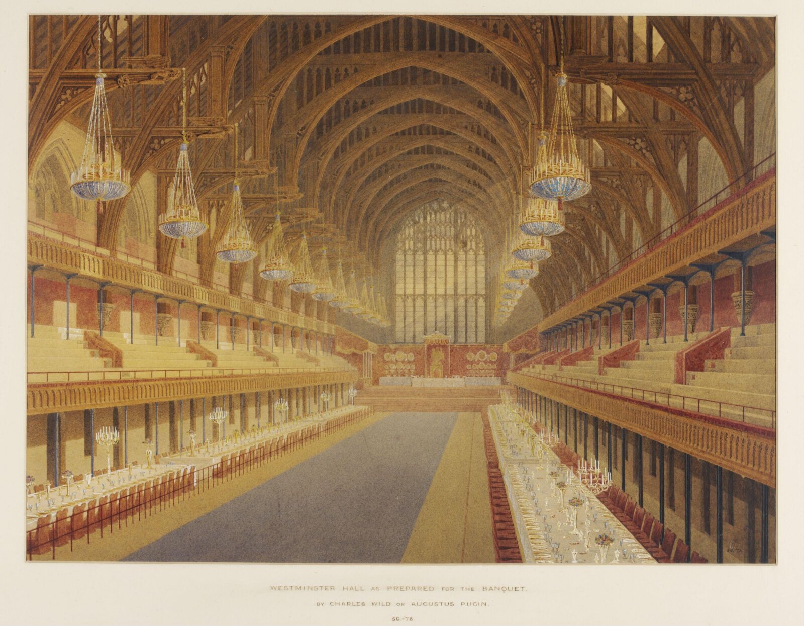 Watercolour, Charles Wild, c. 1821