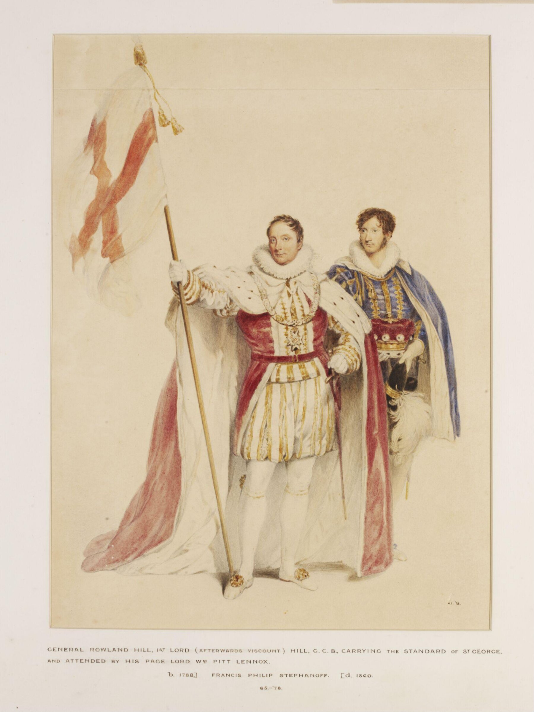 Watercolour, Francis Philip Stephanoff, ок. 1821