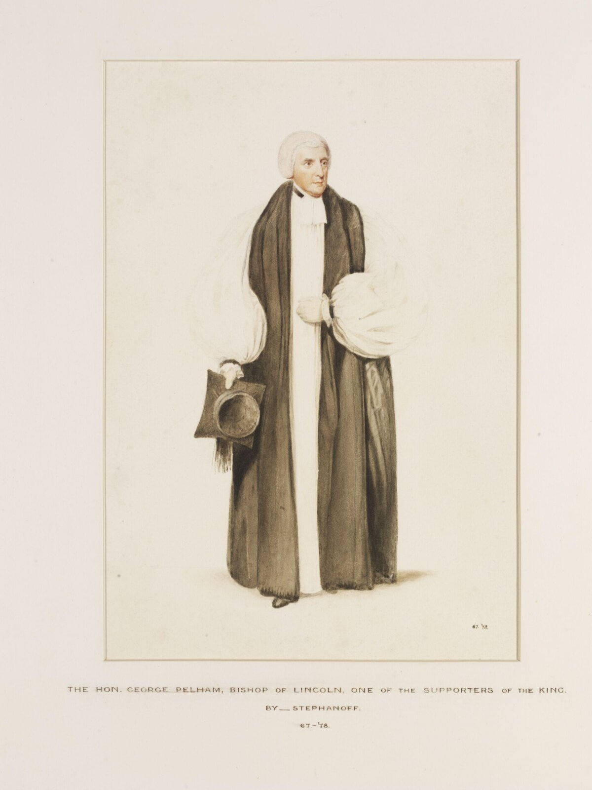 Watercolour, Francis Philip Stephanoff, c. 1821