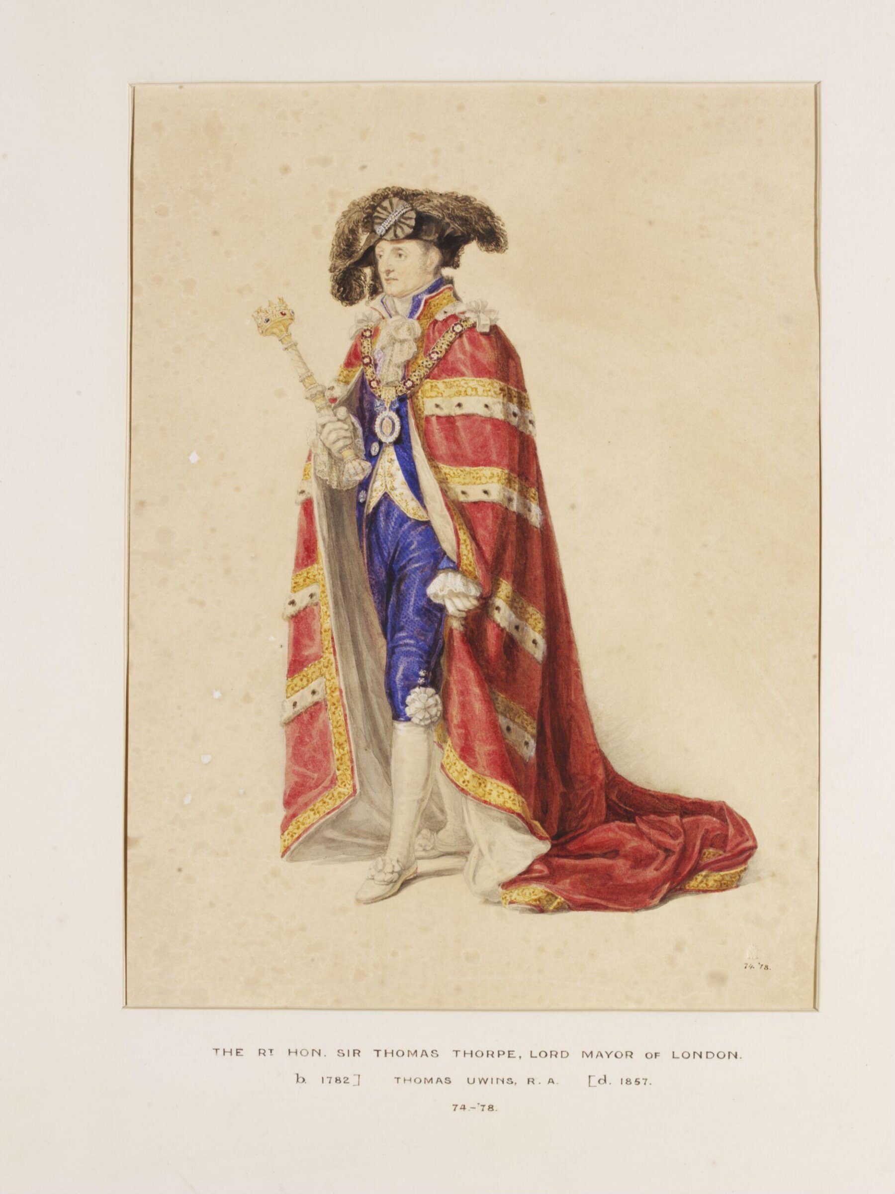 Watercolour, Thomas Uwins, c. 1821