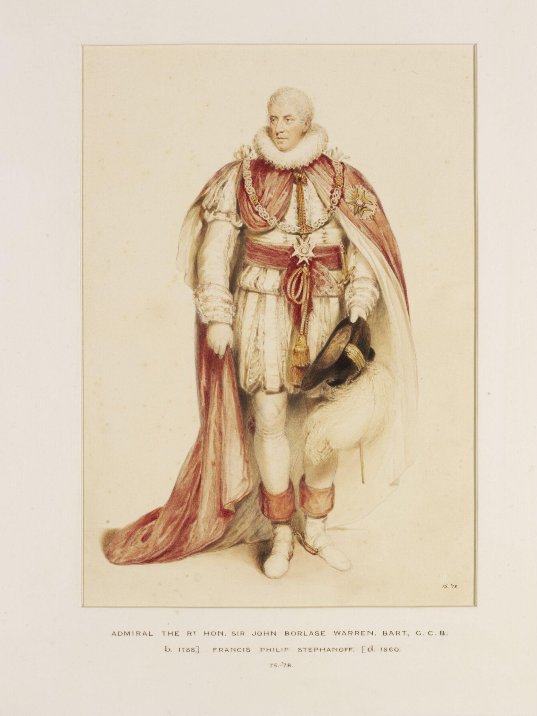 Watercolour, Francis Philip Stephanoff, ок. 1821
