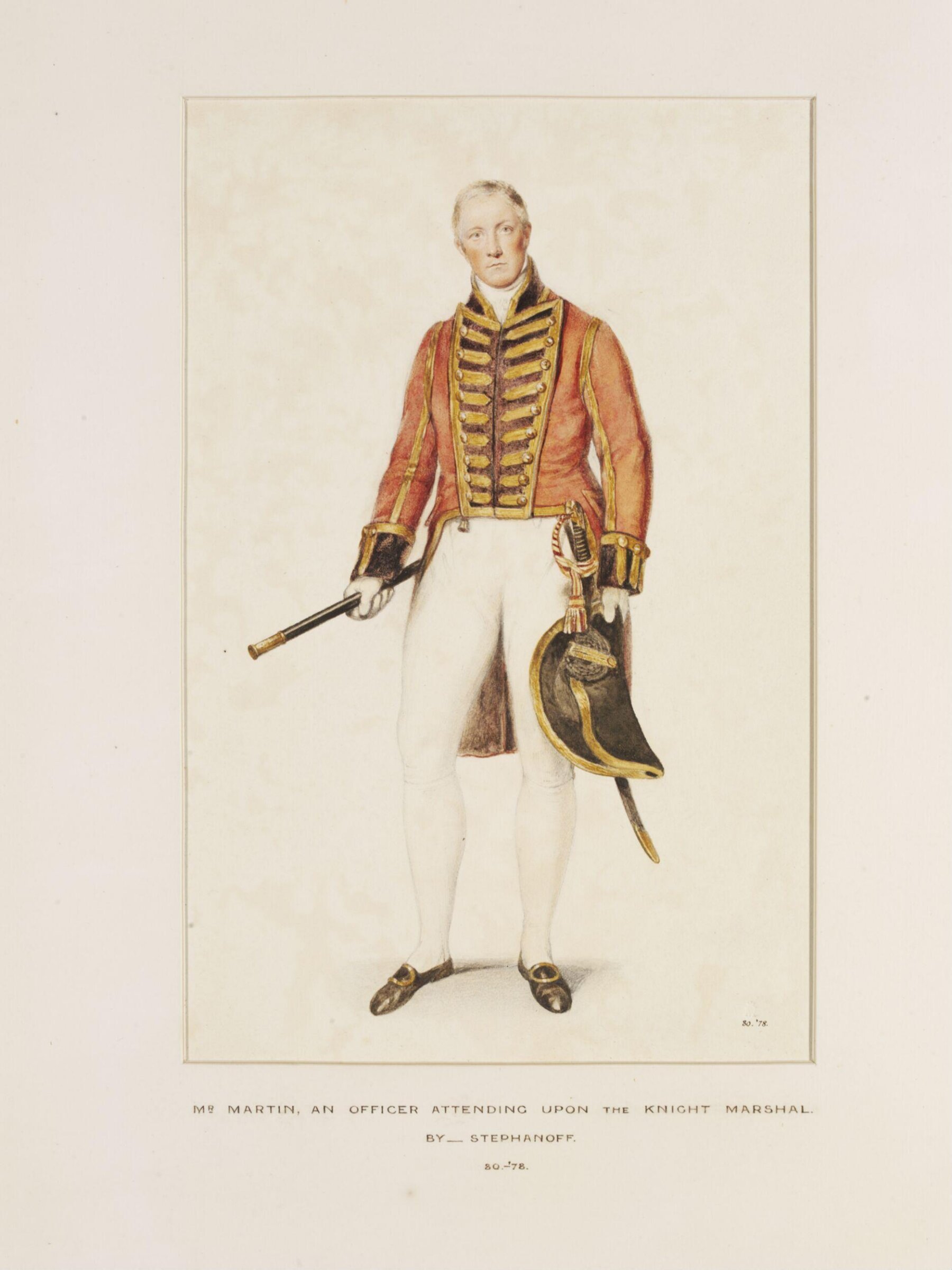 Watercolour, Francis Philip Stephanoff, ок. 1821