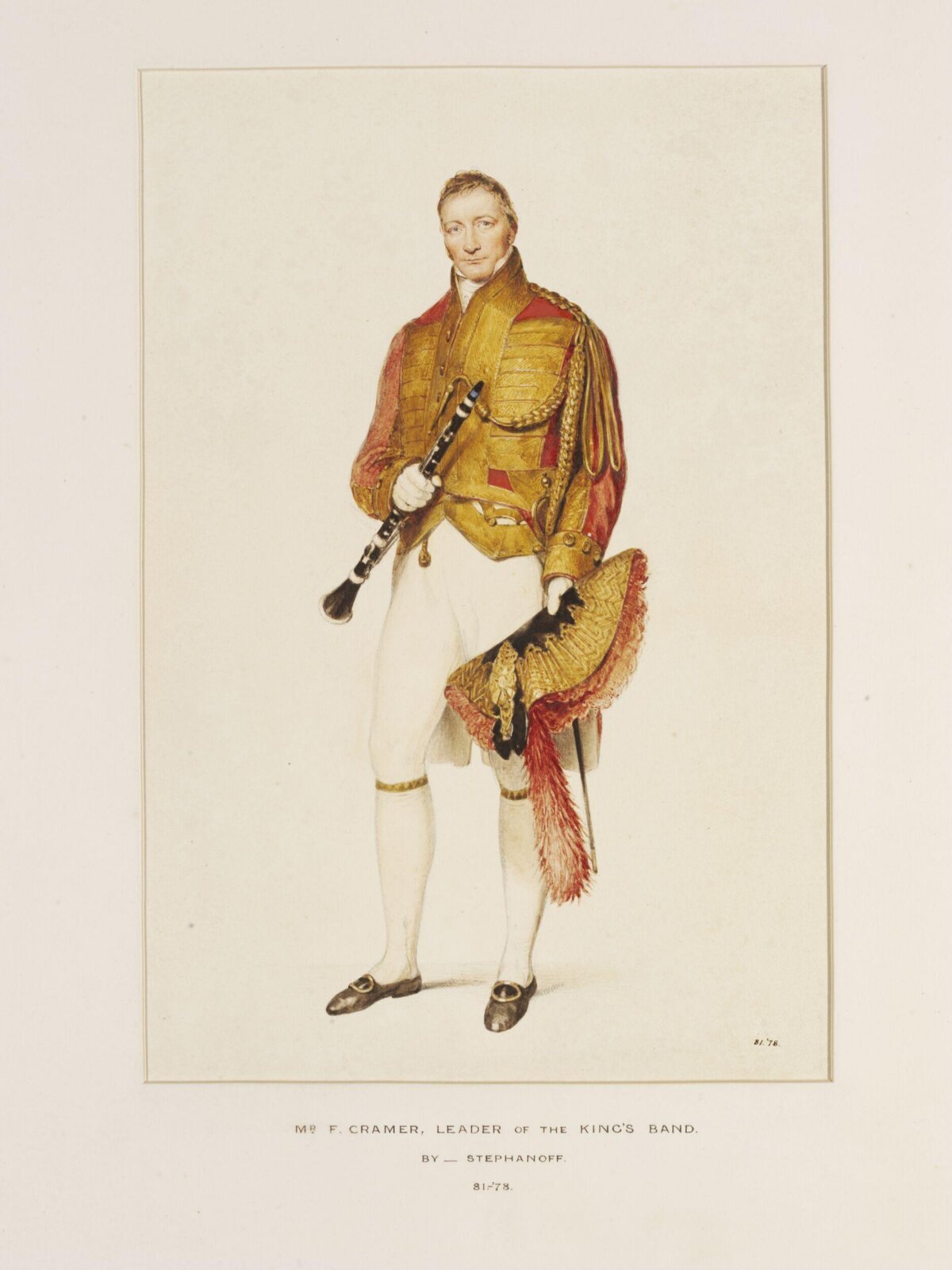 Watercolour, Francis Philip Stephanoff, c. 1821