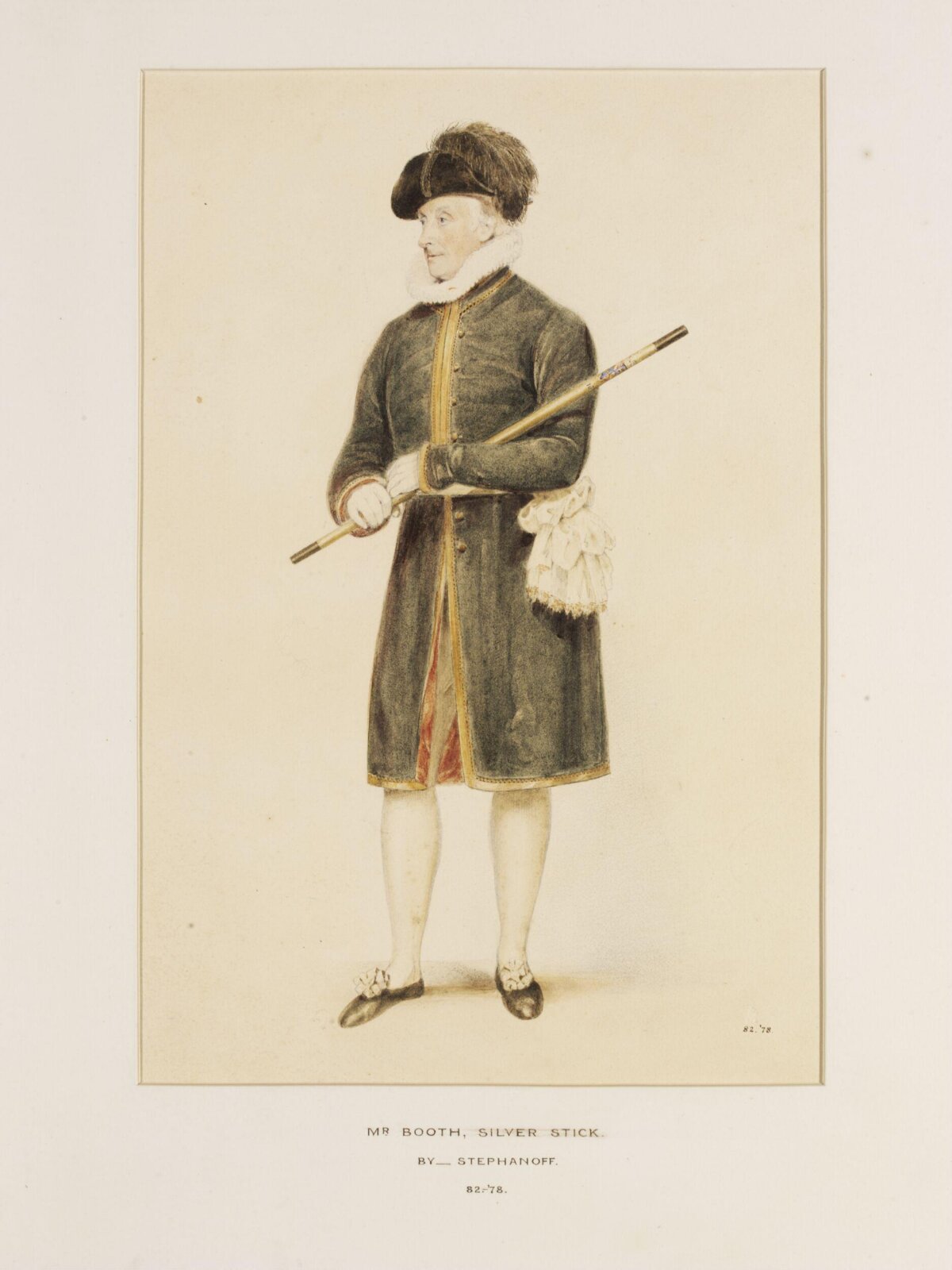 Watercolour, Francis Philip Stephanoff, c. 1821
