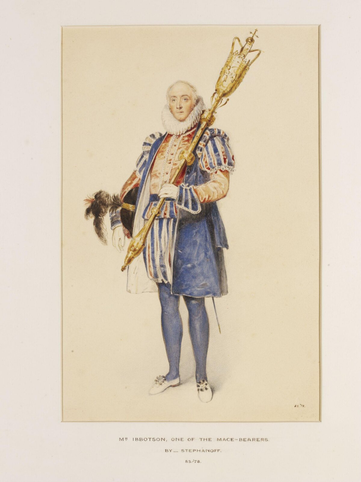 Watercolour, Francis Philip Stephanoff, c. 1821