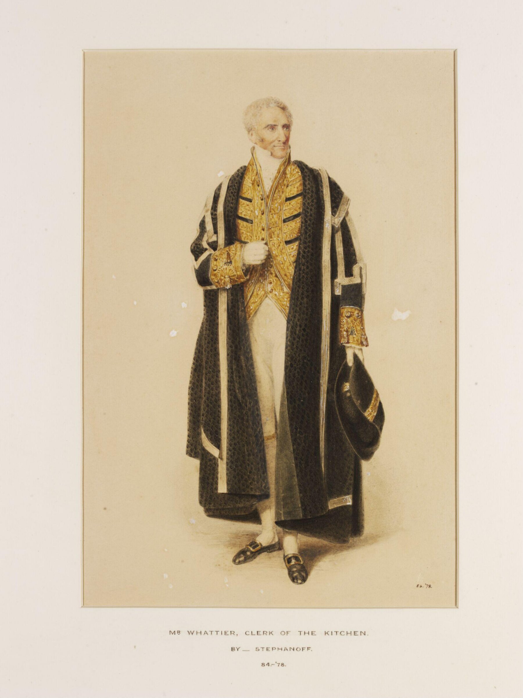 Watercolour, Francis Philip Stephanoff, c. 1821