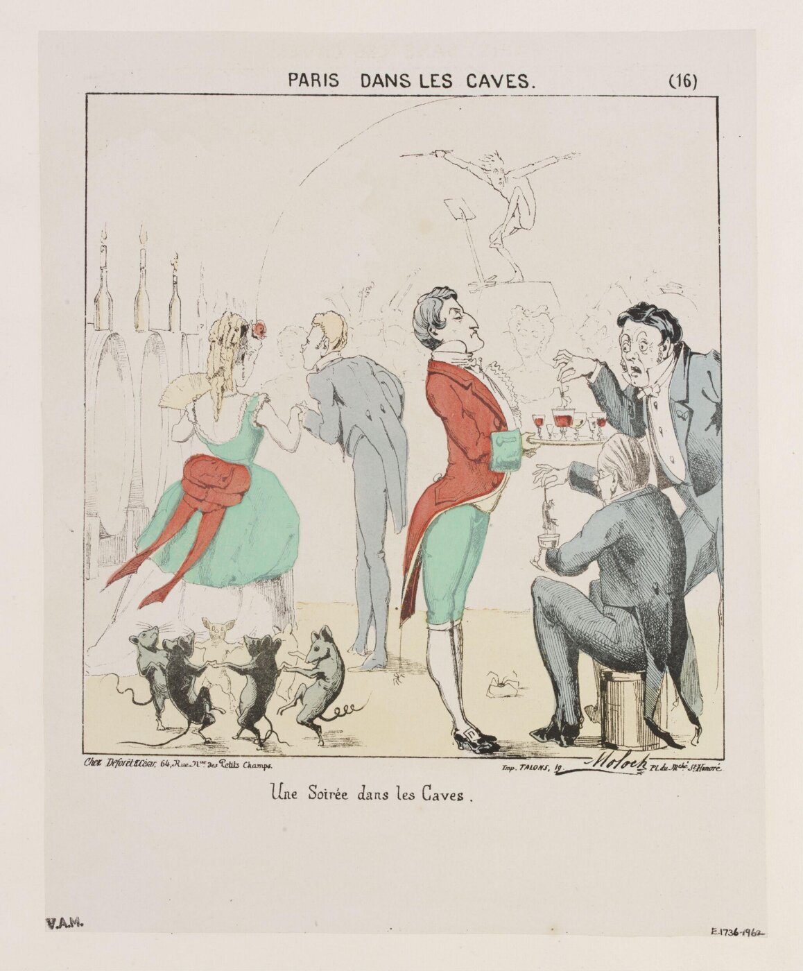 Colomb, B. (Moloch), Paris Dans Les Caves