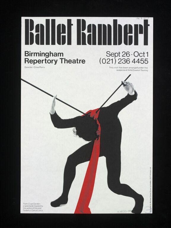 Ballet Rambert poster by Carney, Michael