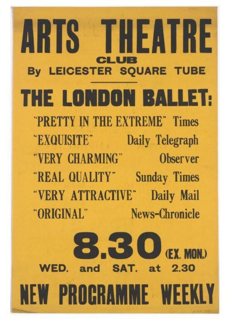 London Ballet poster top image