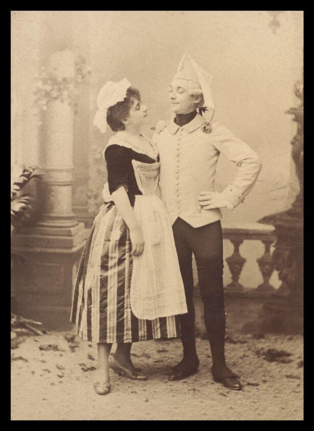 Guy Little Theatrical Photograph (Late 19th century) by Anthonie van den Bosch