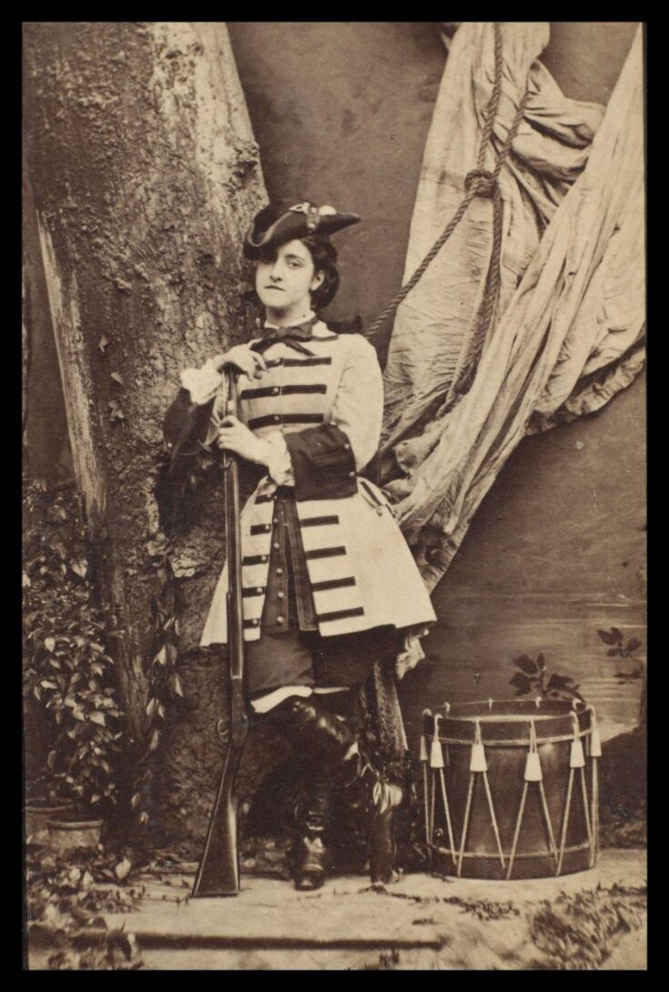 Adelina Patti (1843 -1919) as Catherine in L'Étoile du Nord, the comic opera by Giacomo Meyerbeer. top image