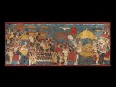 Processional scene with Amar Singh, ruler of Thanjavur (Tanjore), and Sarabhoji thumbnail 2