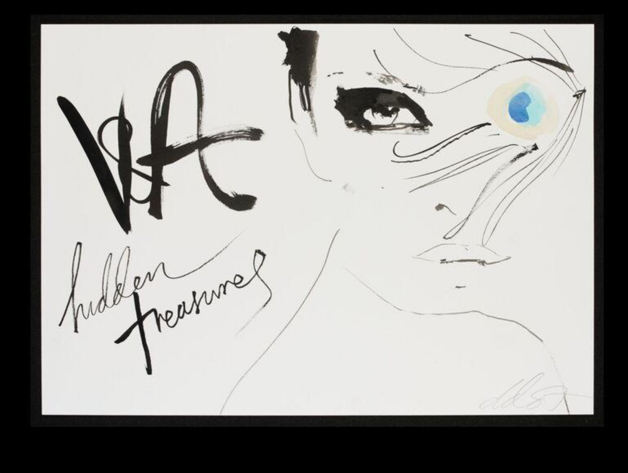 Contribution to V&A 150th anniversary album, David Downton, 2007