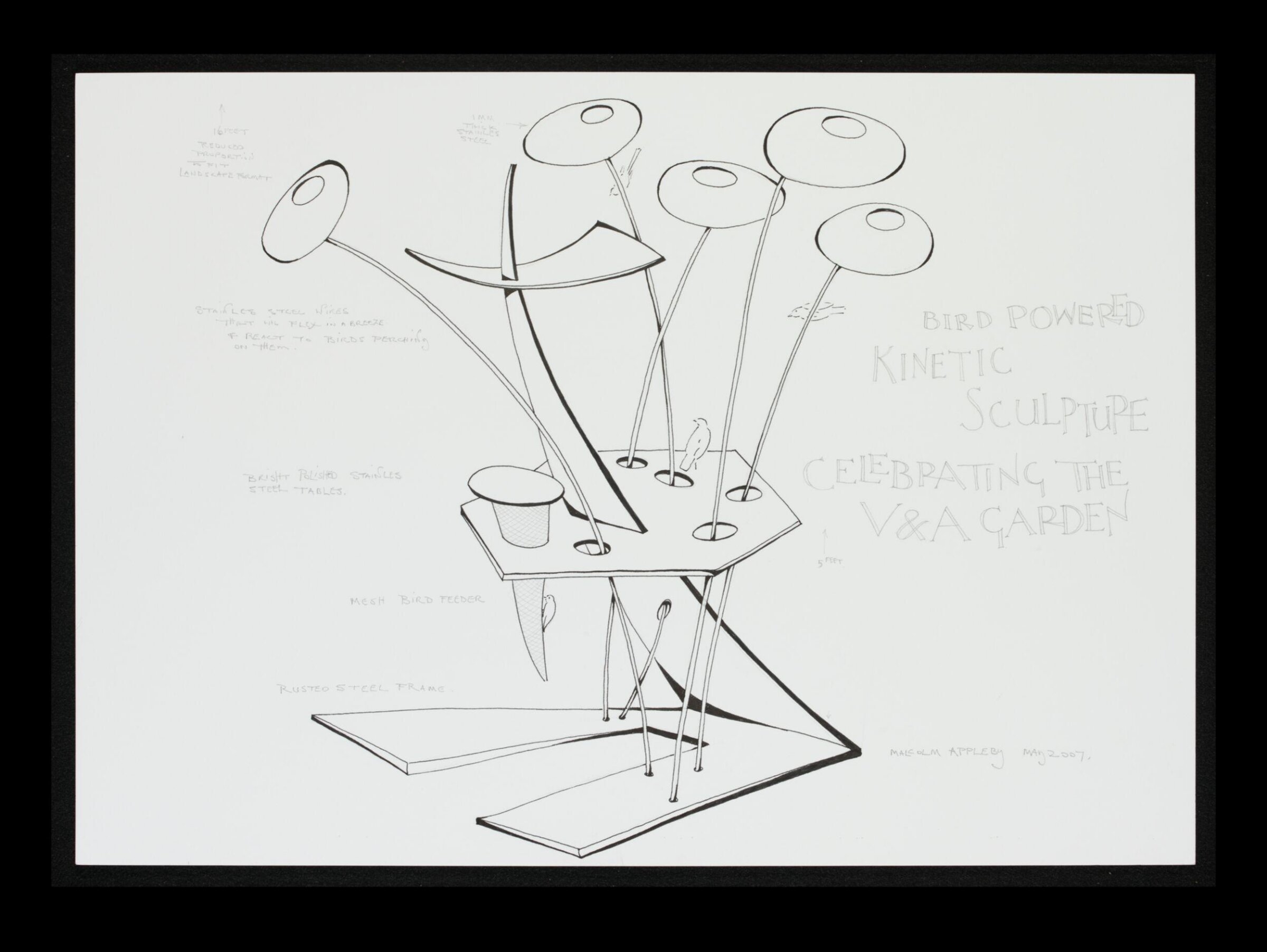 Contribution to V&A's 150th anniversary album, Malcolm Appleby, 2007
