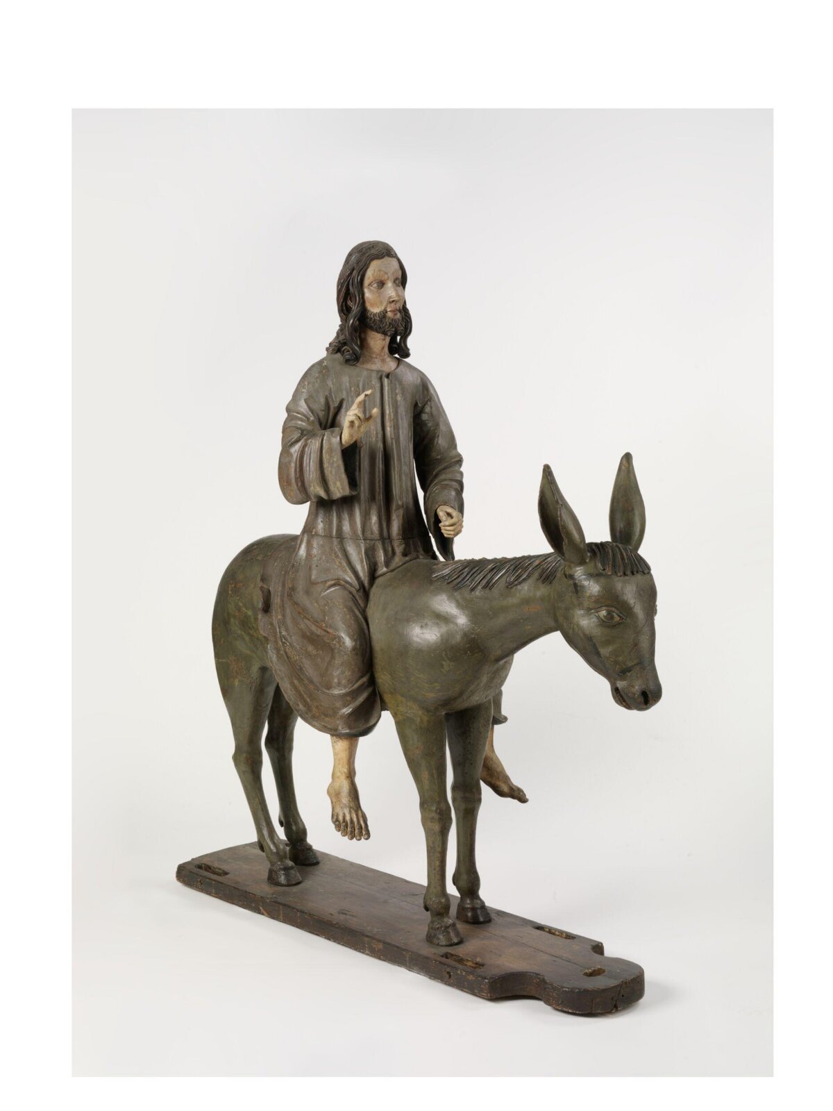 Christ on an ass, ок. 1480