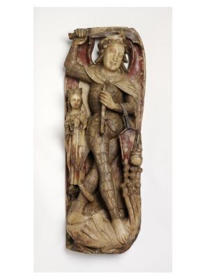 Saint Michael Attacking the Dragon and Weighing a Soul, ca. 1430-1470