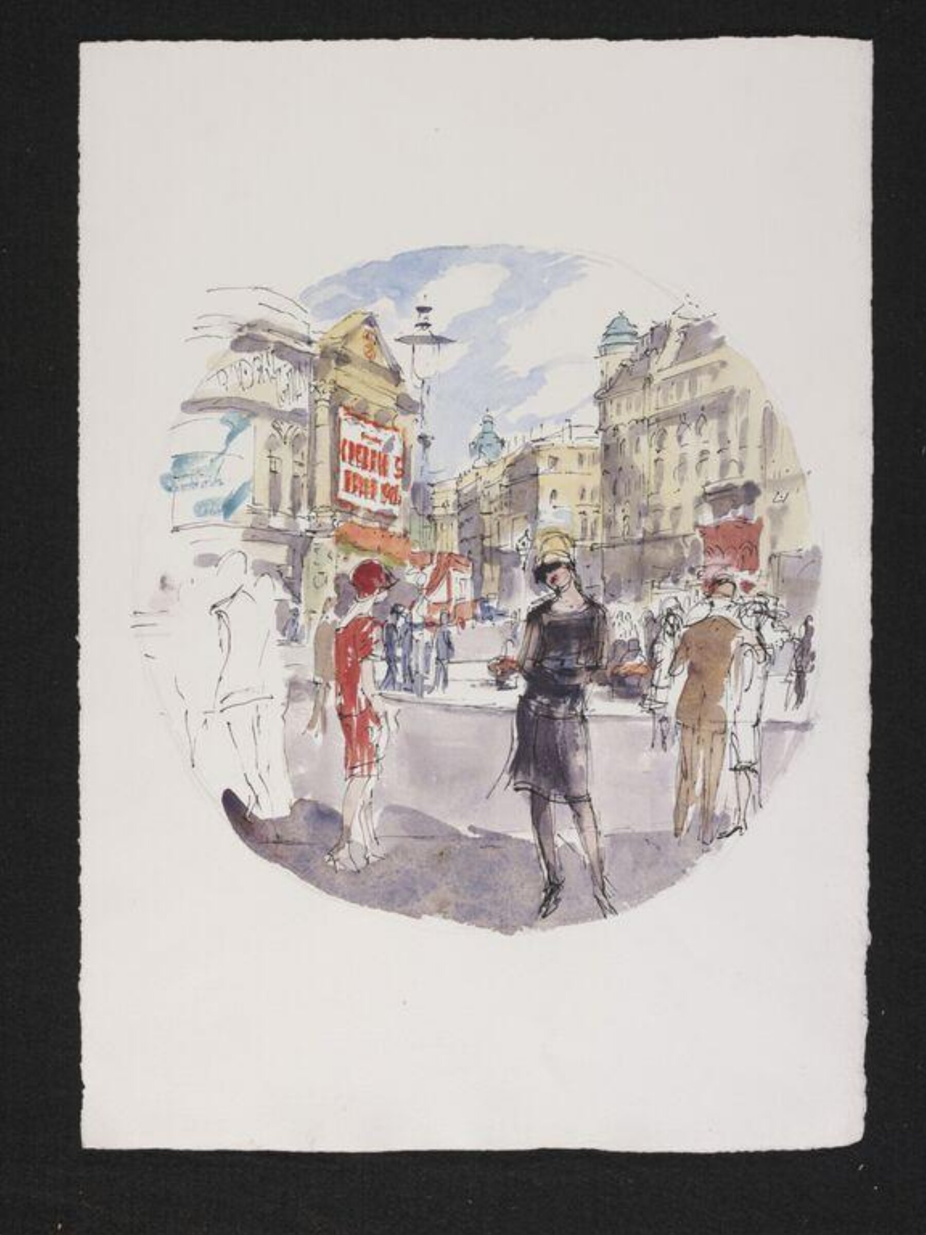 Design for the jacket for 'A Girl at Twenty', Phyllis E. Ginger, ca. 1940