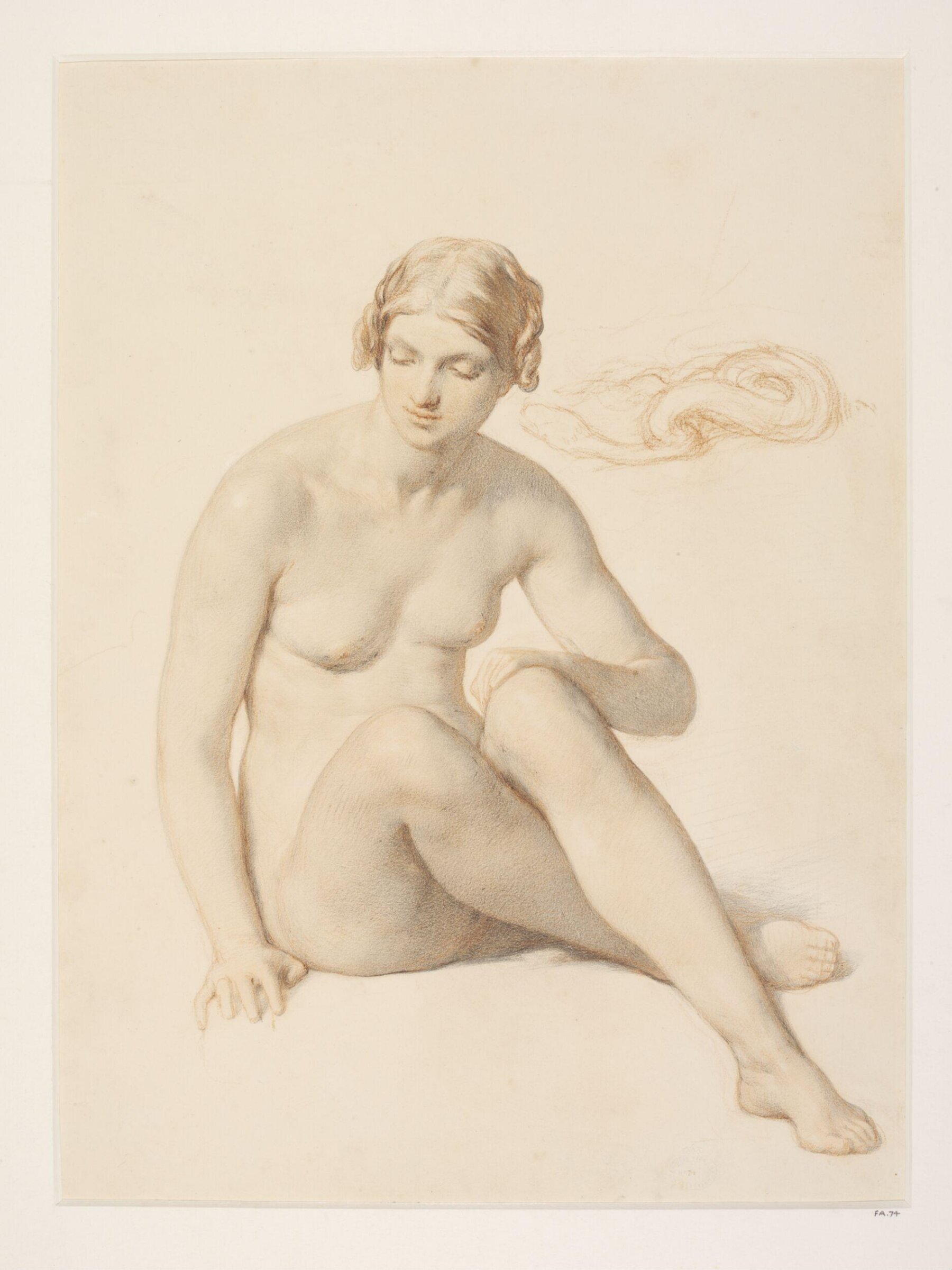Life Study, Mulready, early 19th century