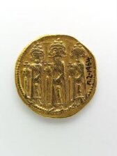 Emperor Heraclius with his sons  Heraclius Constantine and Heraclonas thumbnail 2