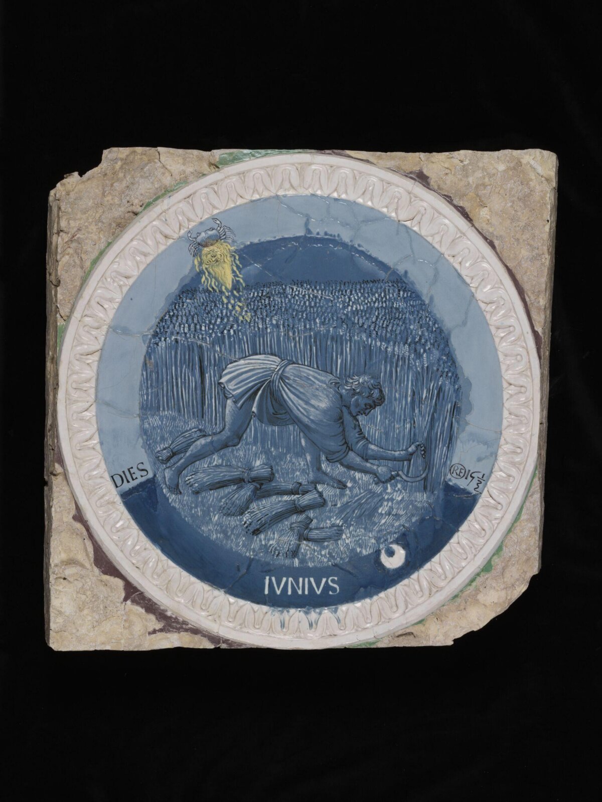 June, Luca della Robbia, ca. 1450-1456