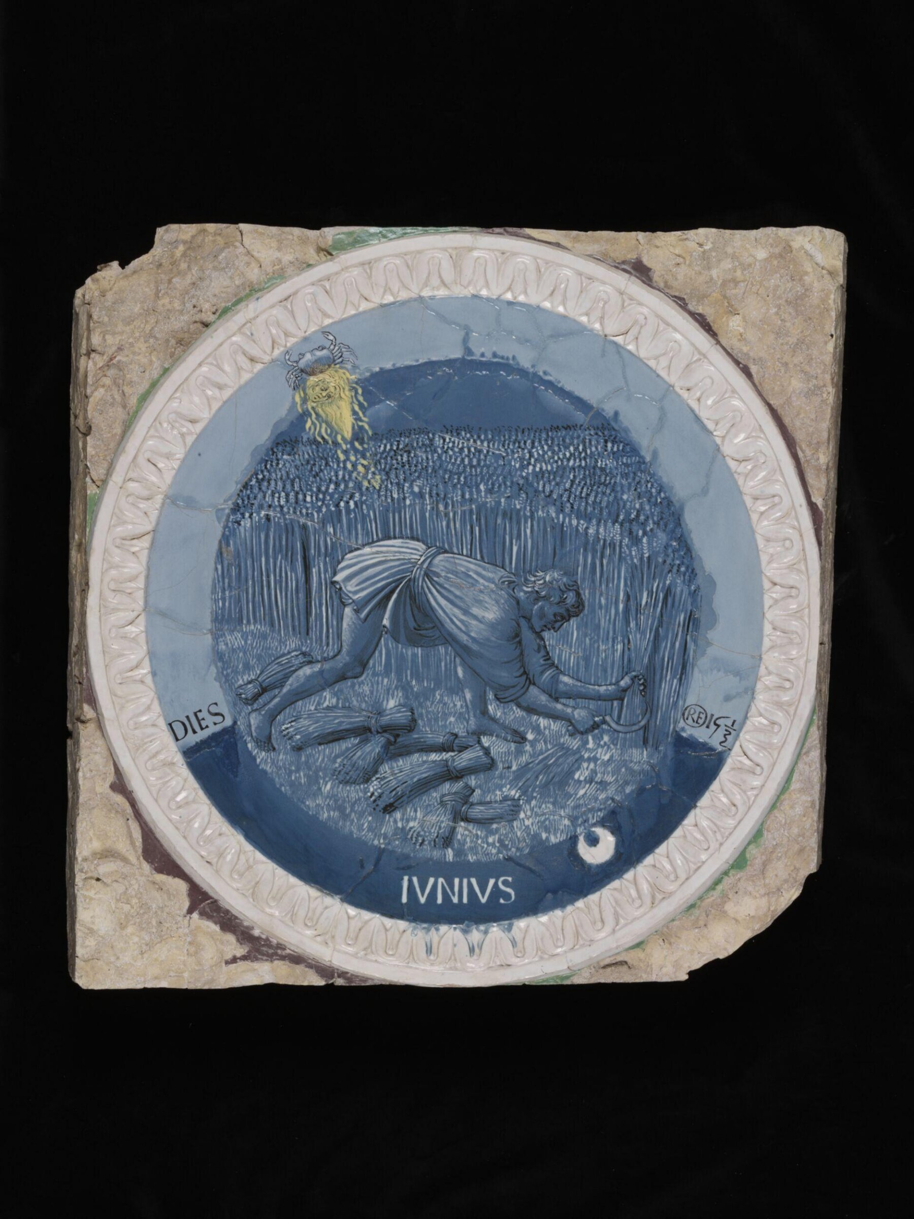 June, Luca della Robbia, ca. 1450-1456
