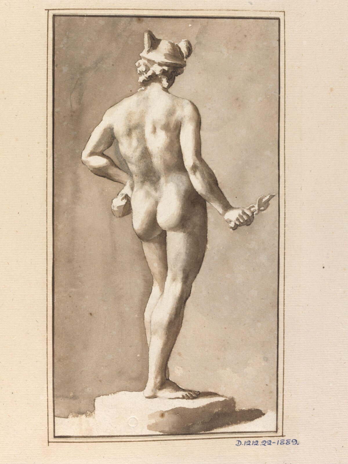 Mercury Seen from the Back, Jan de Bisschop, 1628-1671