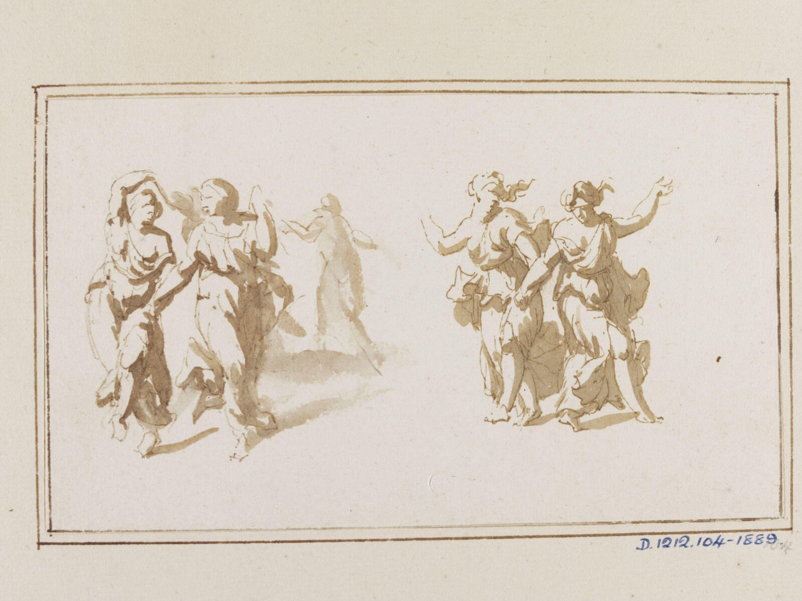Dancing bacchantes, Jan de Bisschop, 1628-1671
