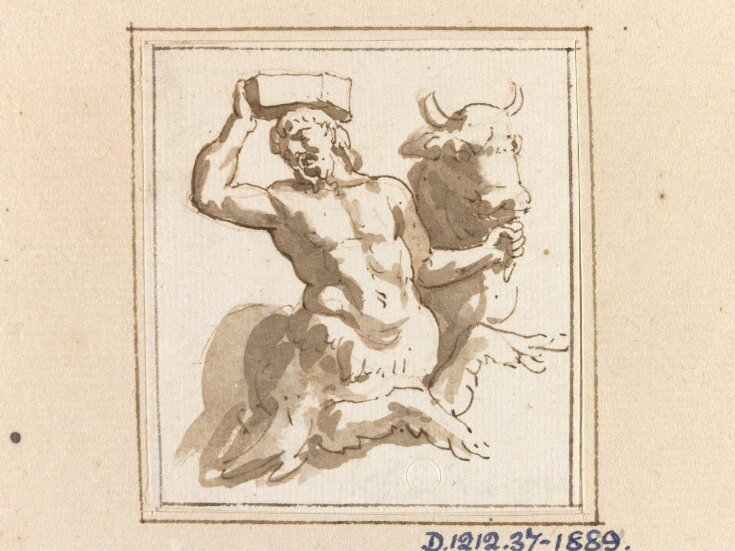 Centaur with a bull: motif from a Nereid sarcophagus top image