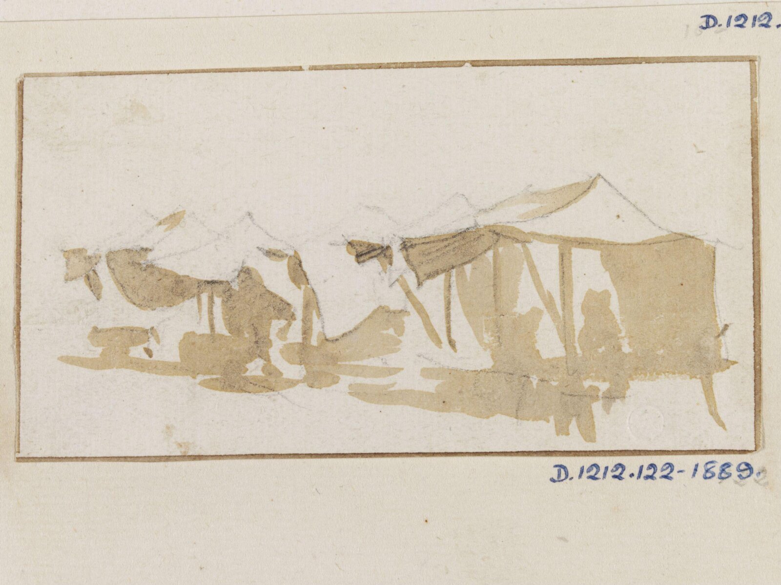 Tents, Jan de Bisschop, 17th century