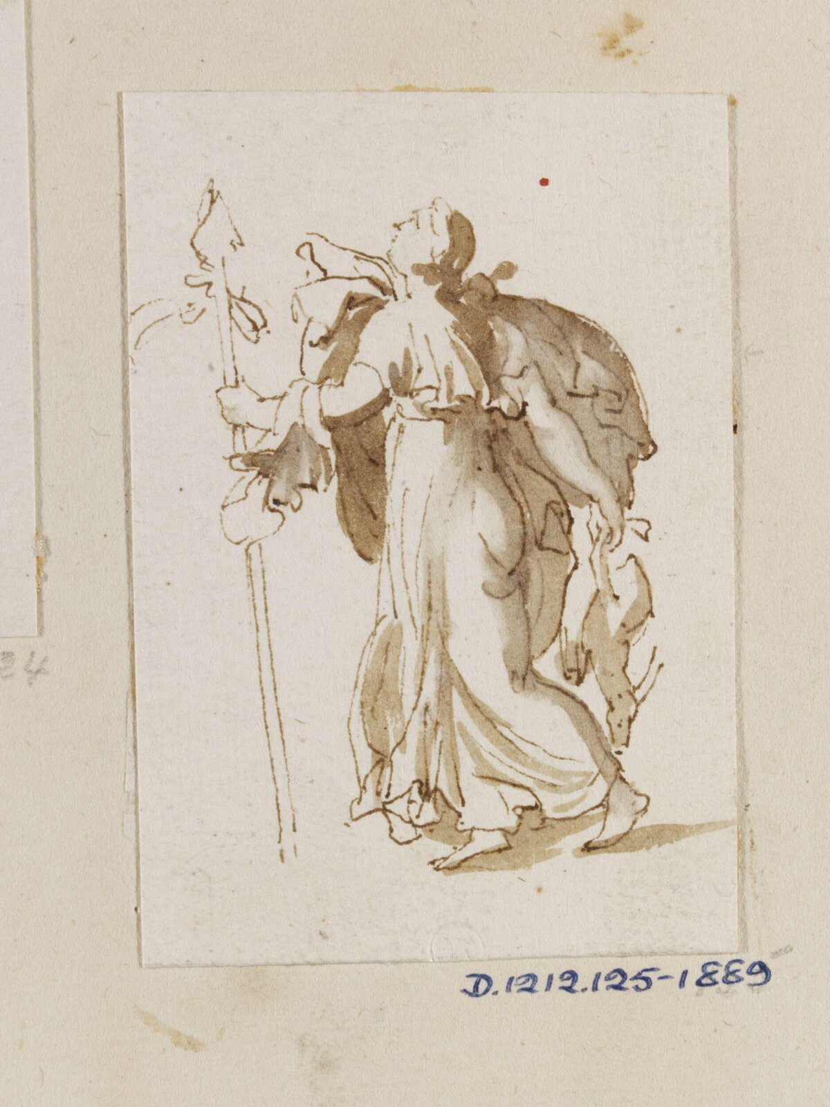Bacchante from a Classical Relief, Jan de Bisschop, 17th century