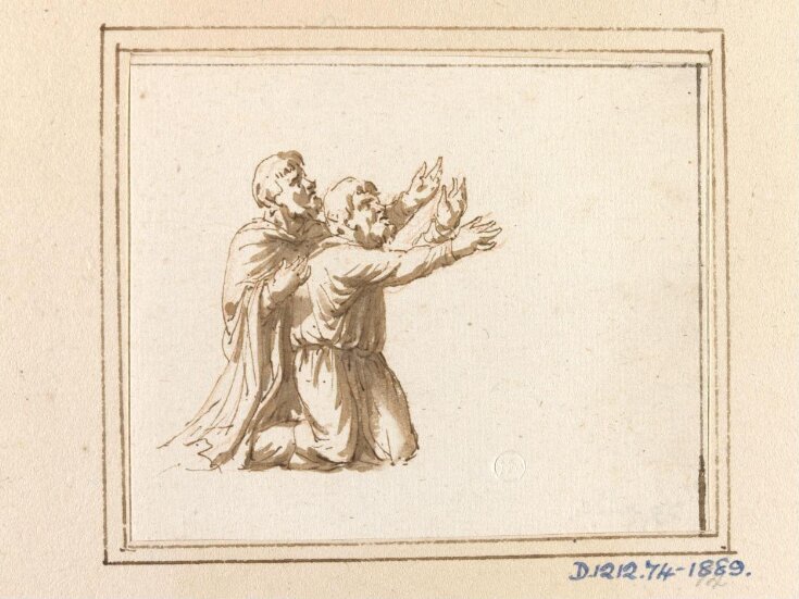 Two kneeling prisoners: motif from a 'Clementia' relief top image