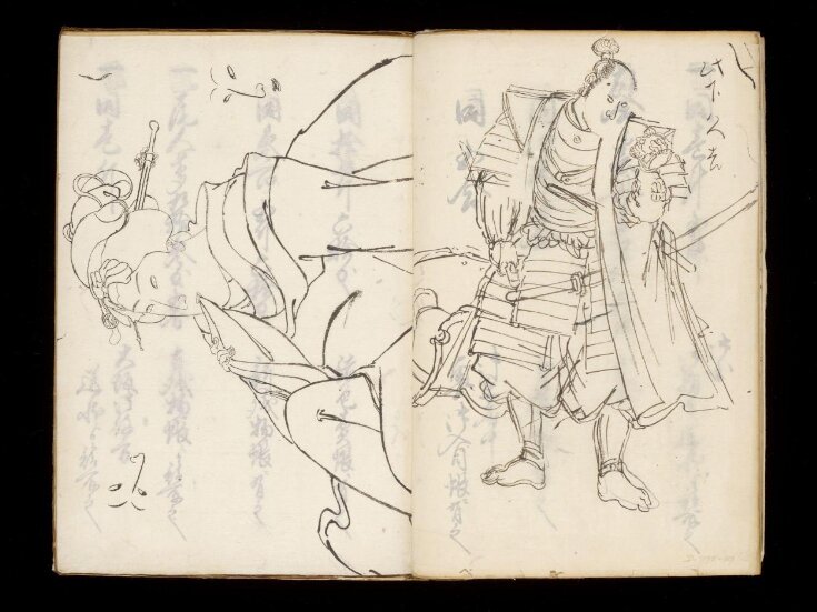 Kuniyoshi's preparatory drawings, no.48 top image