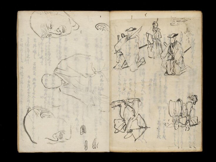 Kuniyoshi's preparatory drawings, no.39 top image