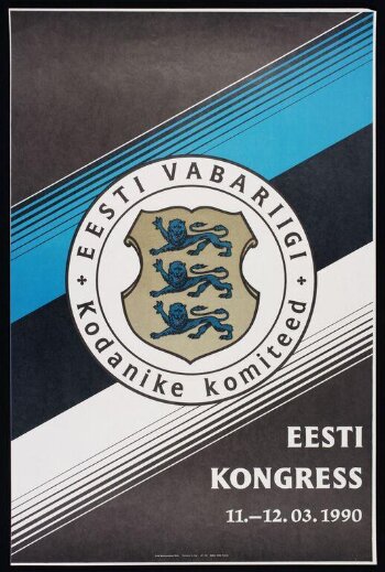 Estonian Congress 11.-12.03.1990. The Citizens Committees of the Republic of Estonia