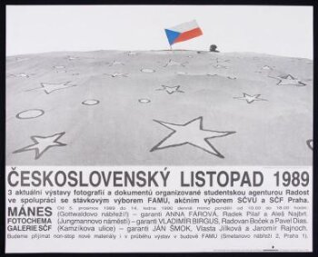 Czechoslovak November 1989 - 3 current exhibitions of photographs and documents organized by the student agency Radost