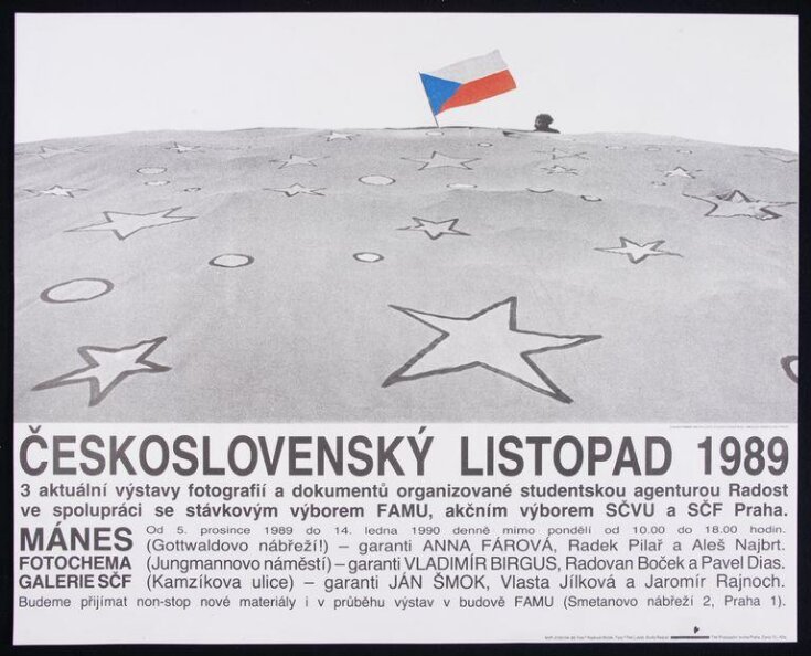 Czechoslovak November 1989 - 3 current exhibitions of photographs and documents organized by the student agency Radost image