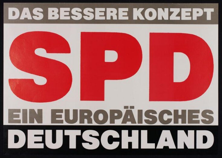 The Better Concept. SPD. A European Germany top image