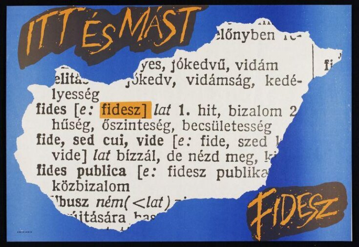 Here and different. FIDESZ [Allianc of Young Democrats] image